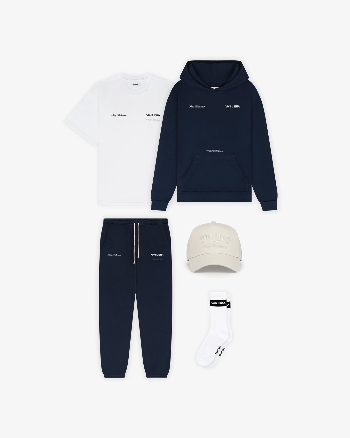 Inner Peace Hoodie - Midnight Blue