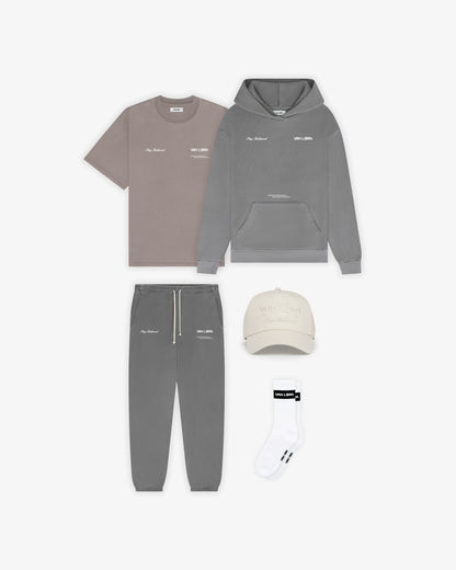 Inner Peace Hoodie - Stone Gray