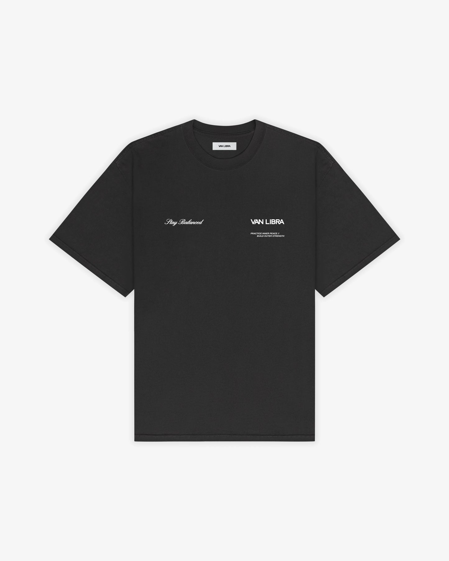 Inner Peace Washed Tee - Carbon