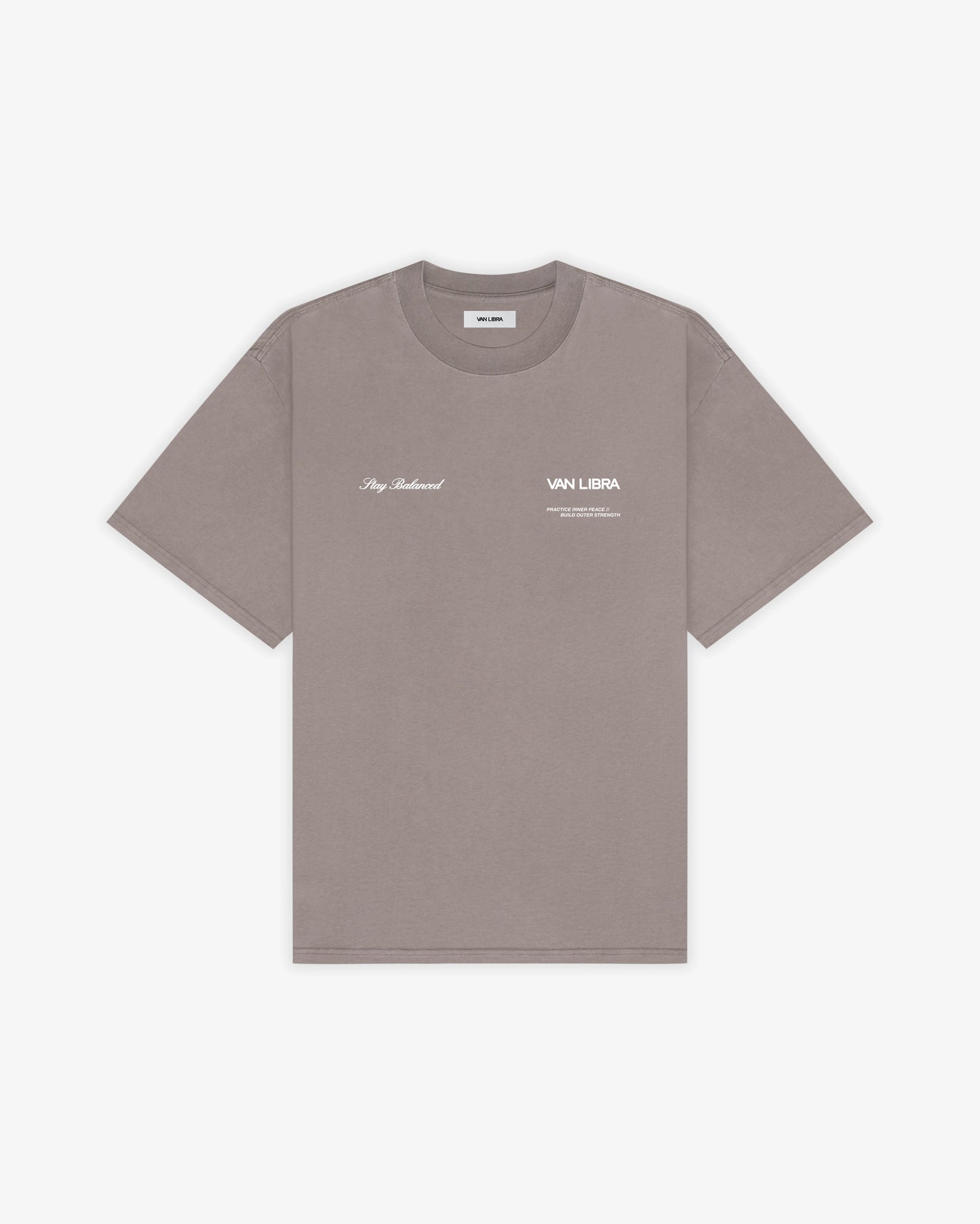 Inner Peace Washed Tee - Driftwood