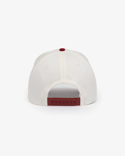 Stay Balanced Script Hat - Bone/Brick