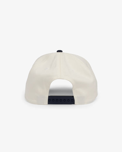 Stay Balanced Script Relaxed Hat - Bone/Navy/Cardinal