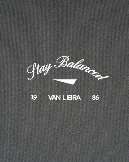 Stay Balanced Script Sweatpants - Stone Gray