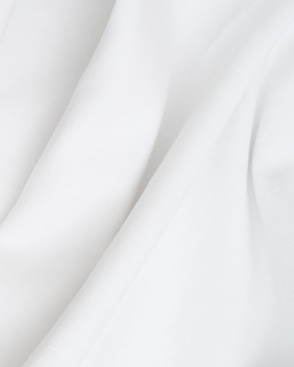 Stay Balanced Script Washed Tee - Soft White
