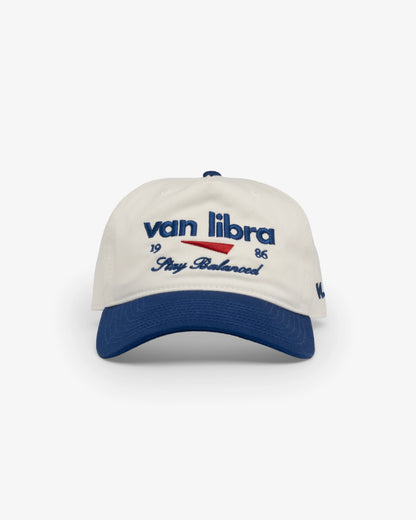 The Foundation Relaxed Hat - Bone/Indigo/Cardinal
