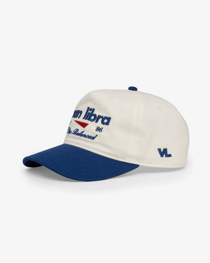 The Foundation Relaxed Hat - Bone/Indigo/Cardinal