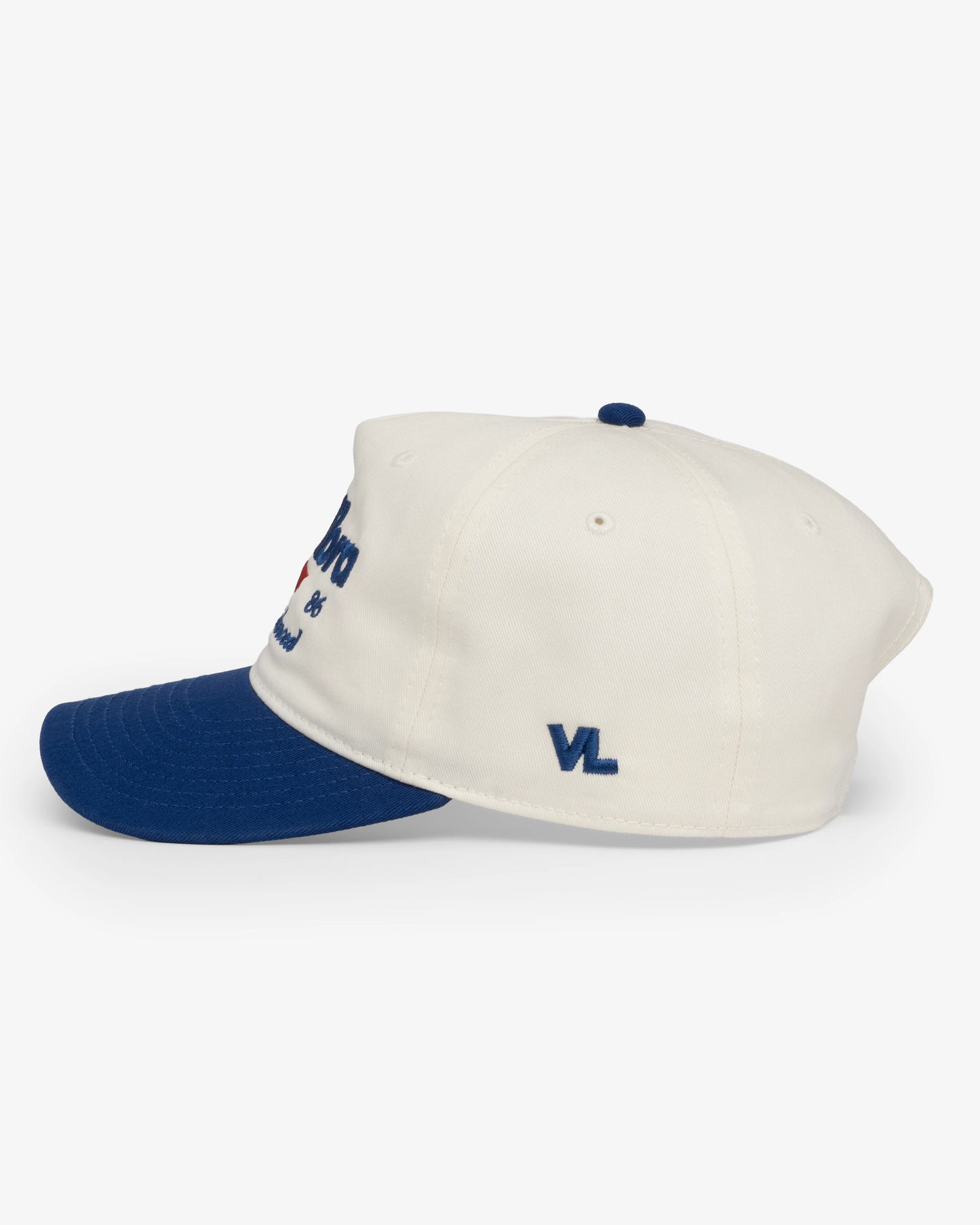 The Foundation Relaxed Hat - Bone/Indigo/Cardinal