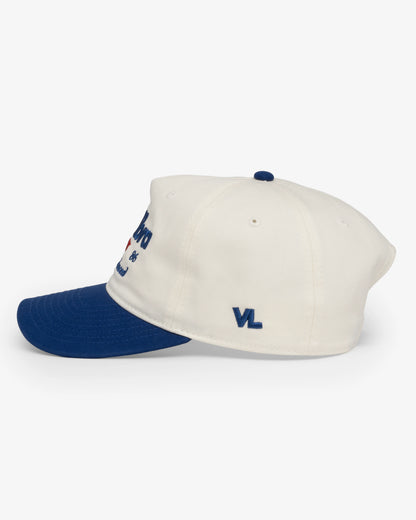 The Foundation Relaxed Hat - Bone/Indigo/Cardinal