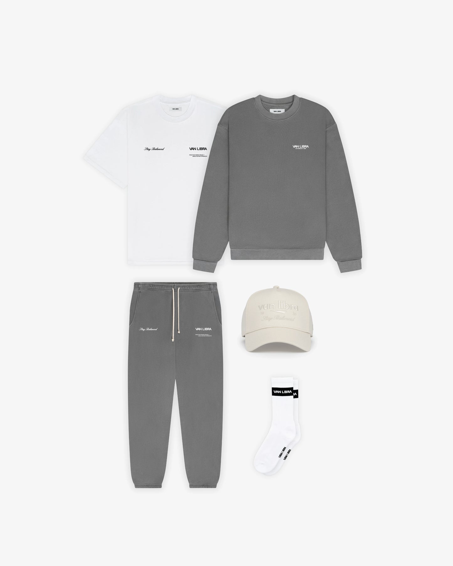 VL Retro Sweatshirt - Stone Gray